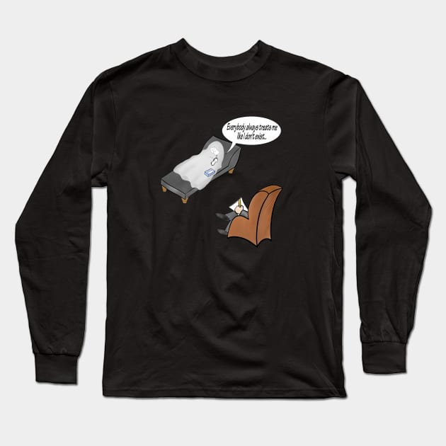 ghosted Long Sleeve T-Shirt by shackledlettuce